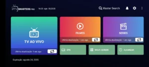 Teste IPTV no IPTV Smarters Pro