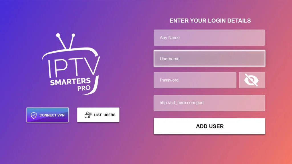 Login no IPTV Smarters Player Lite no Iphone IOS