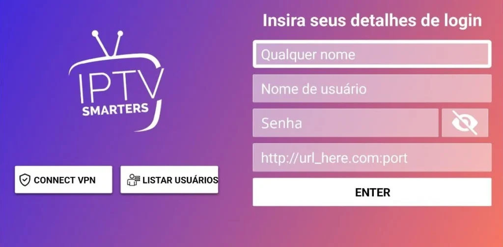Login Instalar IPTV no TV Box